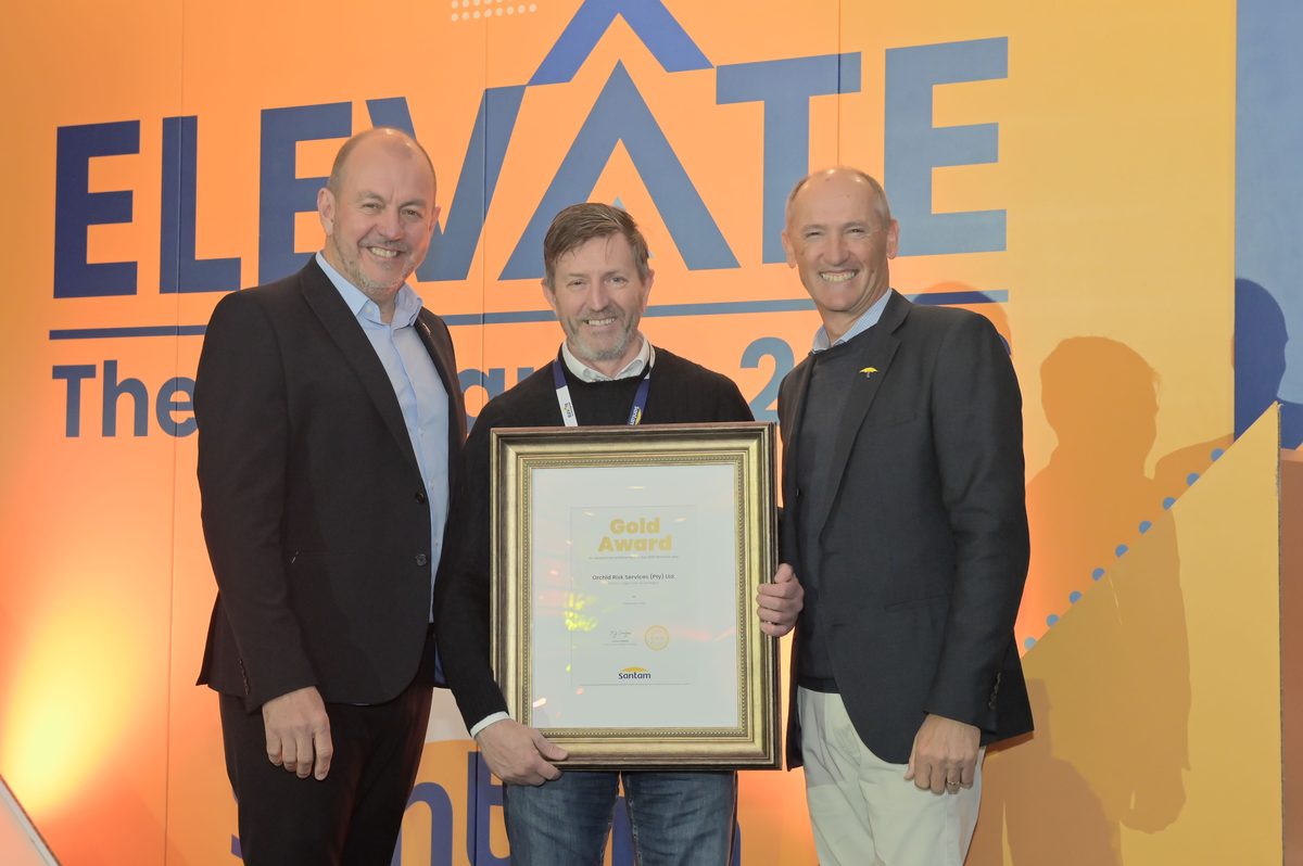 Orchid Risk Services wins Santam gold award at Elevate Cape Town